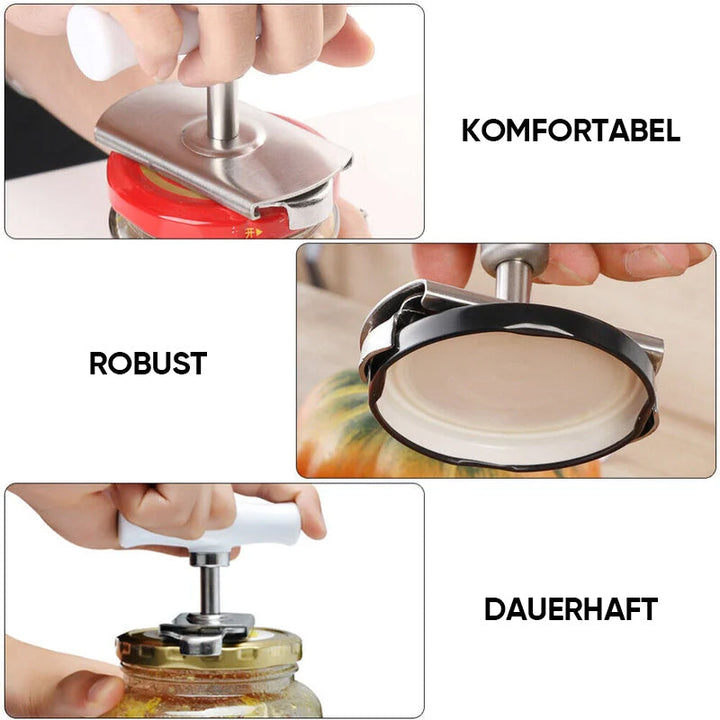 Size-adjustable can opener made of stainless steel | Kalsten