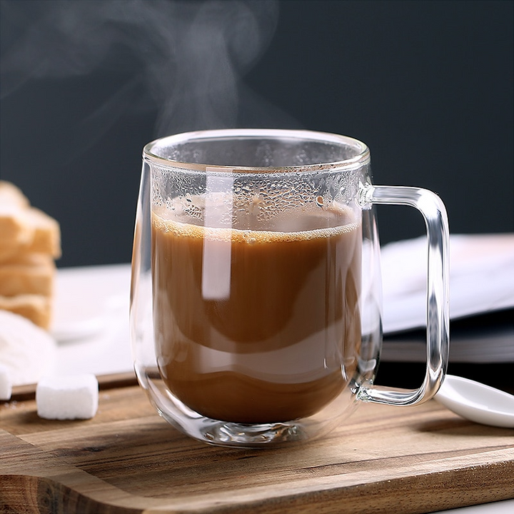 Kalsten | Handmade Double Thermal Insulated Glass Mug