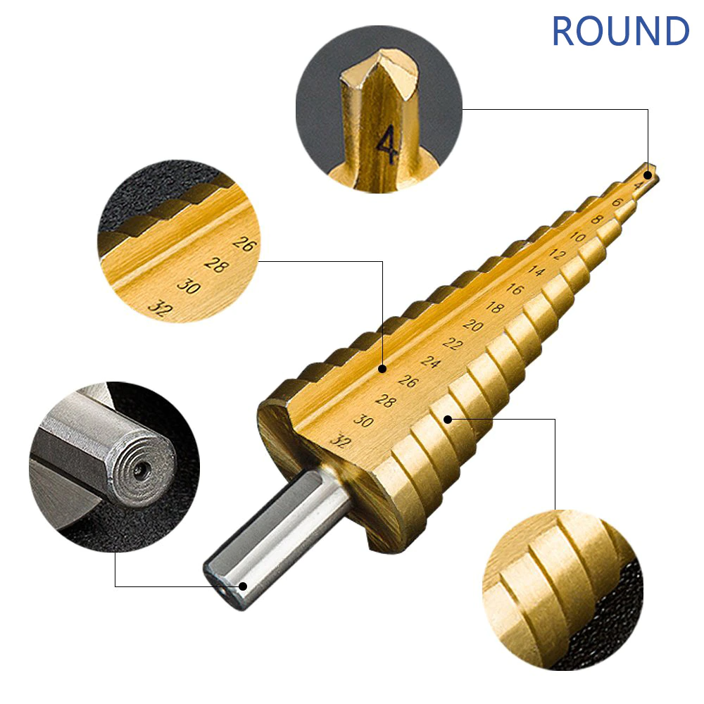 Titanium Drill Cone Bit Set | Kalsten