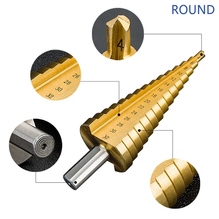 Titanium Drill Cone Bit Set | Kalsten