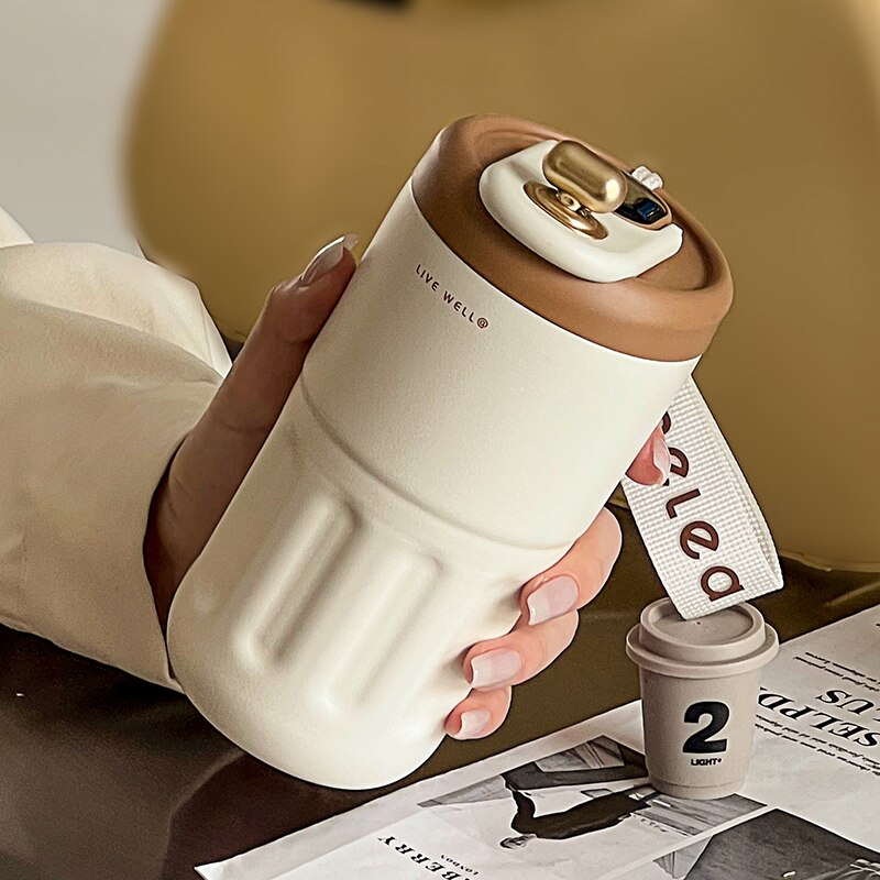 Portable Smart Stainless Steel Coffee Cup | Kalsten