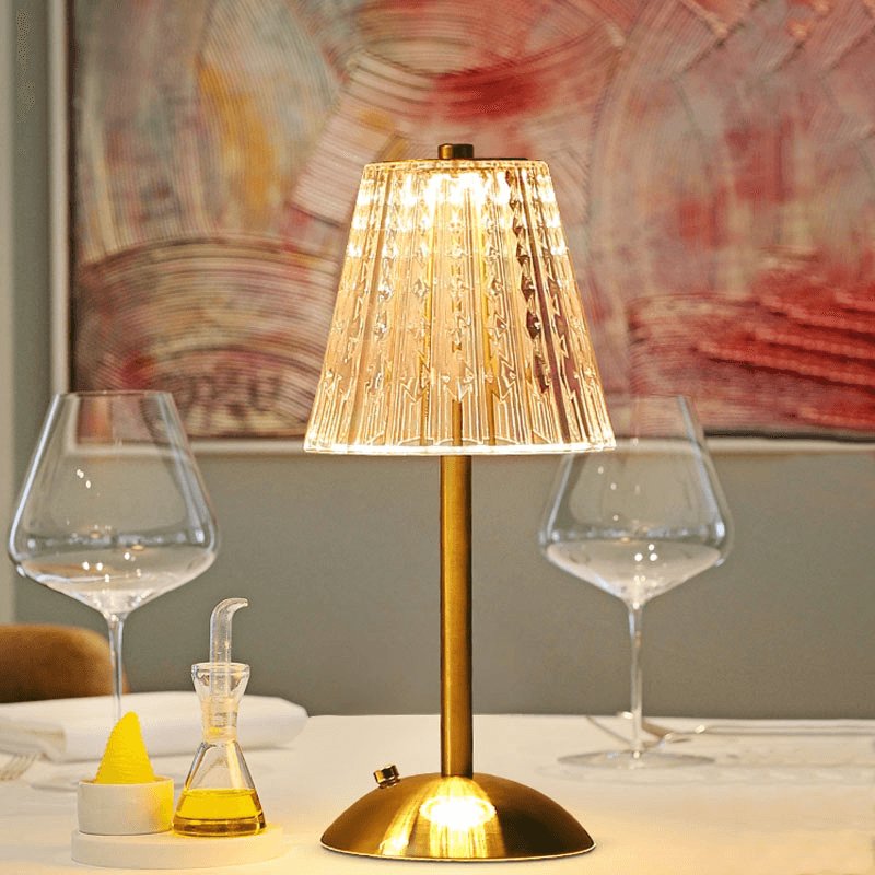 AuraGlow Table Lamp - Rechargeable LED Lamp with Dimming Function | Kalsten