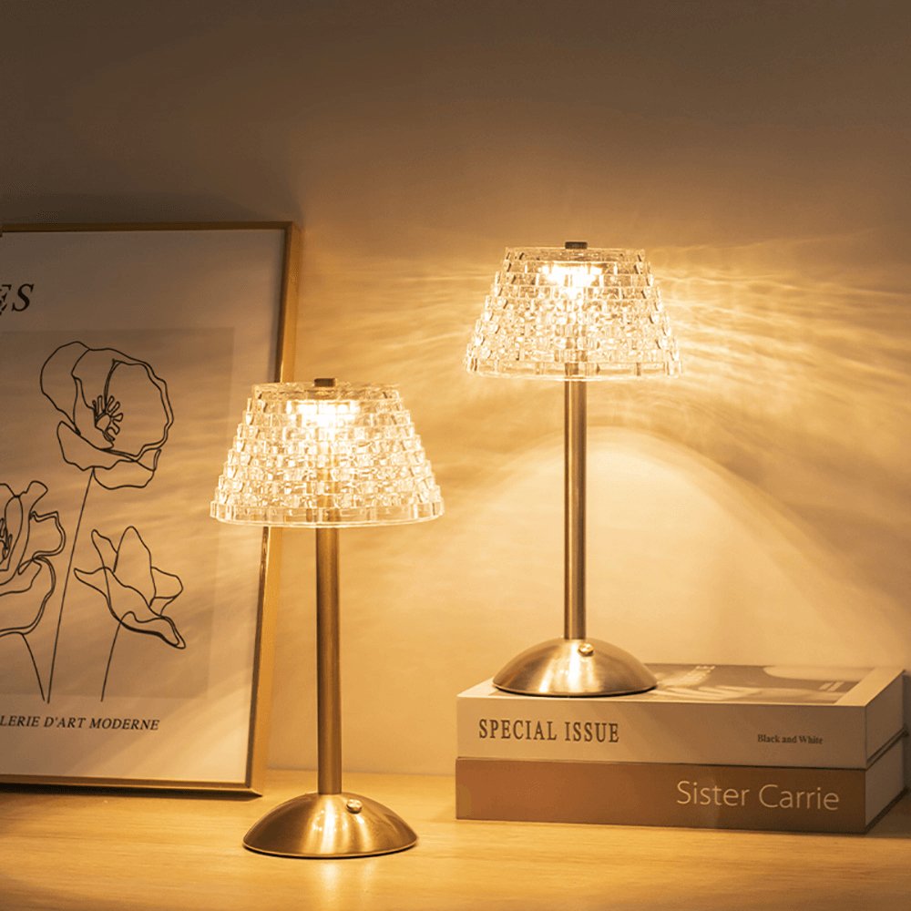 AuraGlow Table Lamp - Rechargeable LED Lamp with Dimming Function | Kalsten