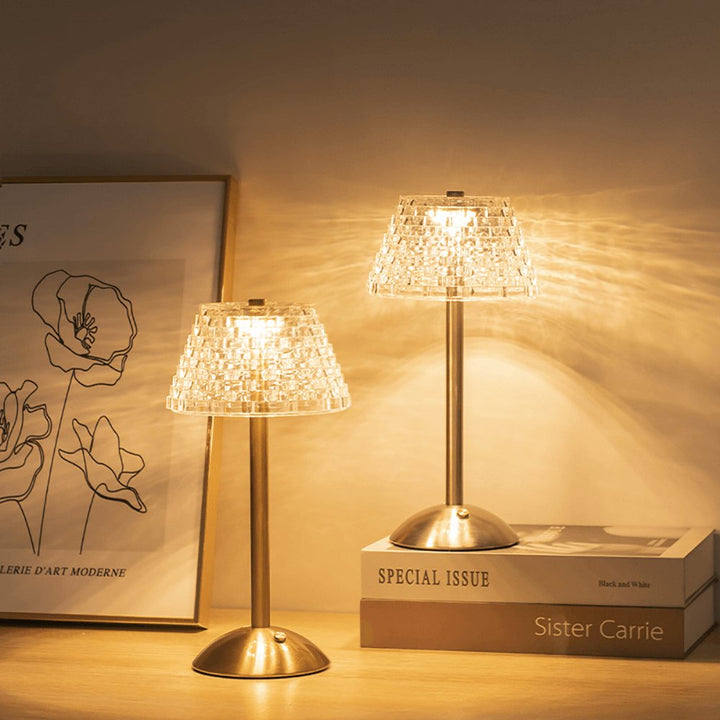 AuraGlow Table Lamp - Rechargeable LED Lamp with Dimming Function | Kalsten