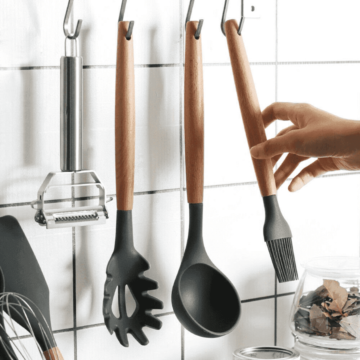 9 Pcs Silicone Kitchen Utensils Set | Kalsten