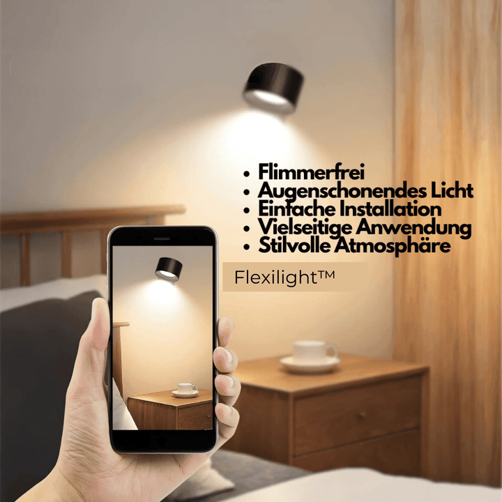 Rechargeable Wireless Wall Lamp – 360° Adjustable