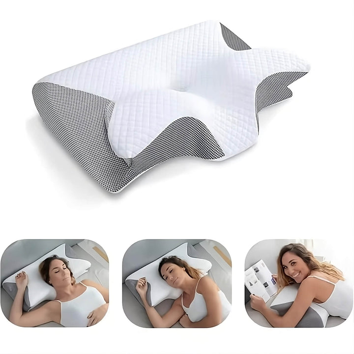 RelaxNeck Ergonomic Memory Foam Pillow – Support for Neck and Back | Kalsten