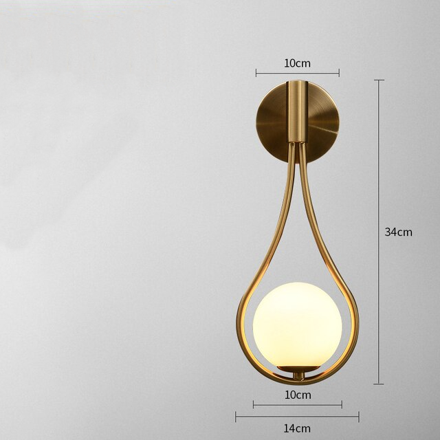 Clementine Nordic Modern Minimalist Wall Lamp | Kalsten