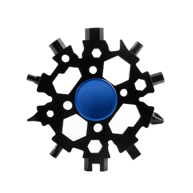 22-in-1 Snowflake Multi-Tool With Fidget Spinner | Kalsten