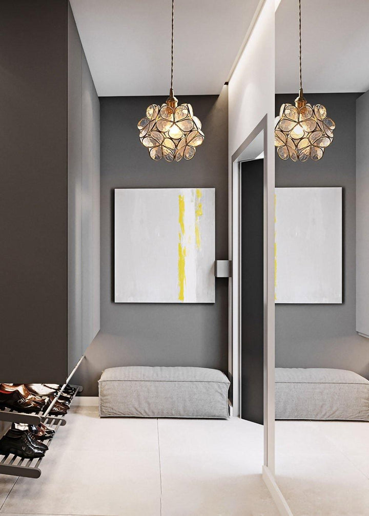 Glass Petal Droplight Pendant Light | Kalsten