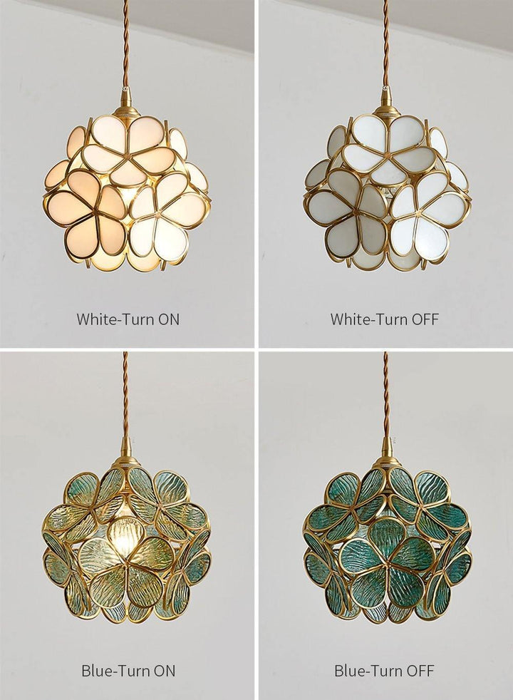 Glass Petal Droplight Pendant Light | Kalsten