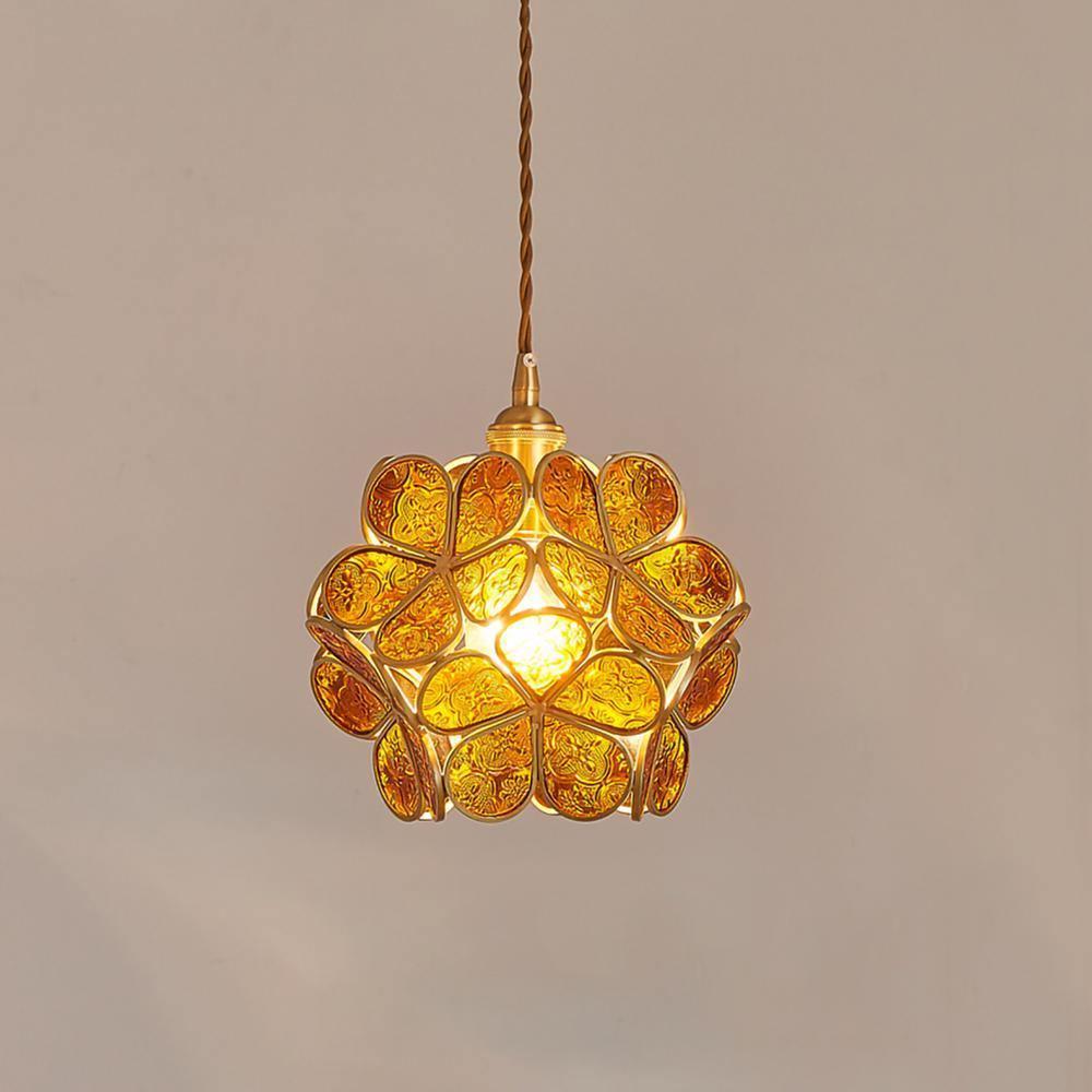Glass Petal Droplight Pendant Light | Kalsten