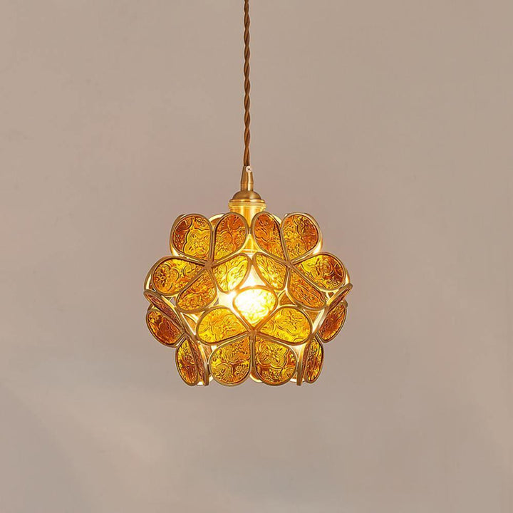 Glass Petal Droplight Pendant Light | Kalsten