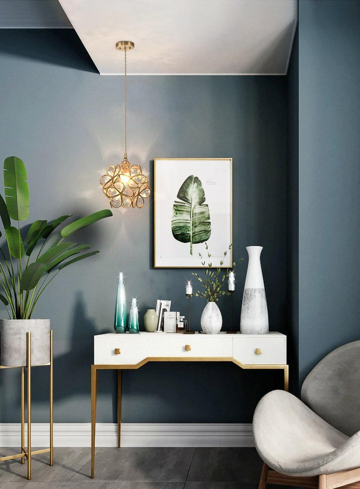 Glass Petal Droplight Pendant Light | Kalsten