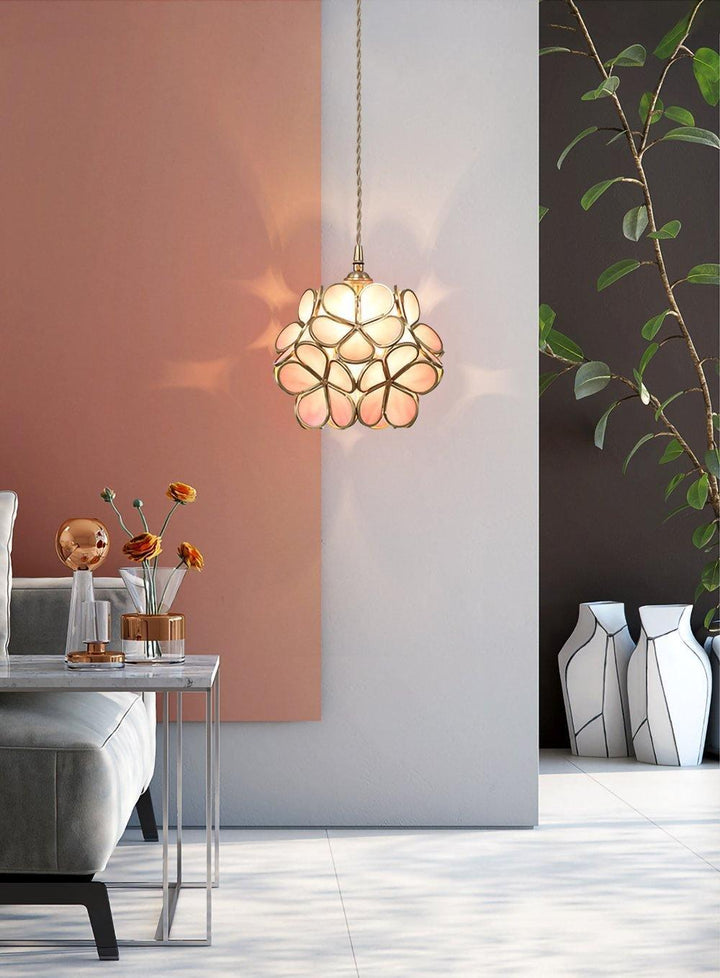 Glass Petal Droplight Pendant Light | Kalsten