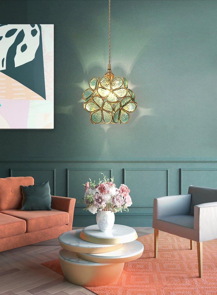 Glass Petal Droplight Pendant Light | Kalsten
