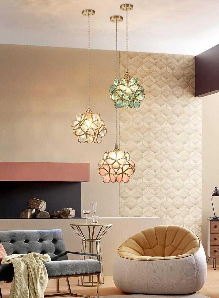 Glass Petal Droplight Pendant Light | Kalsten