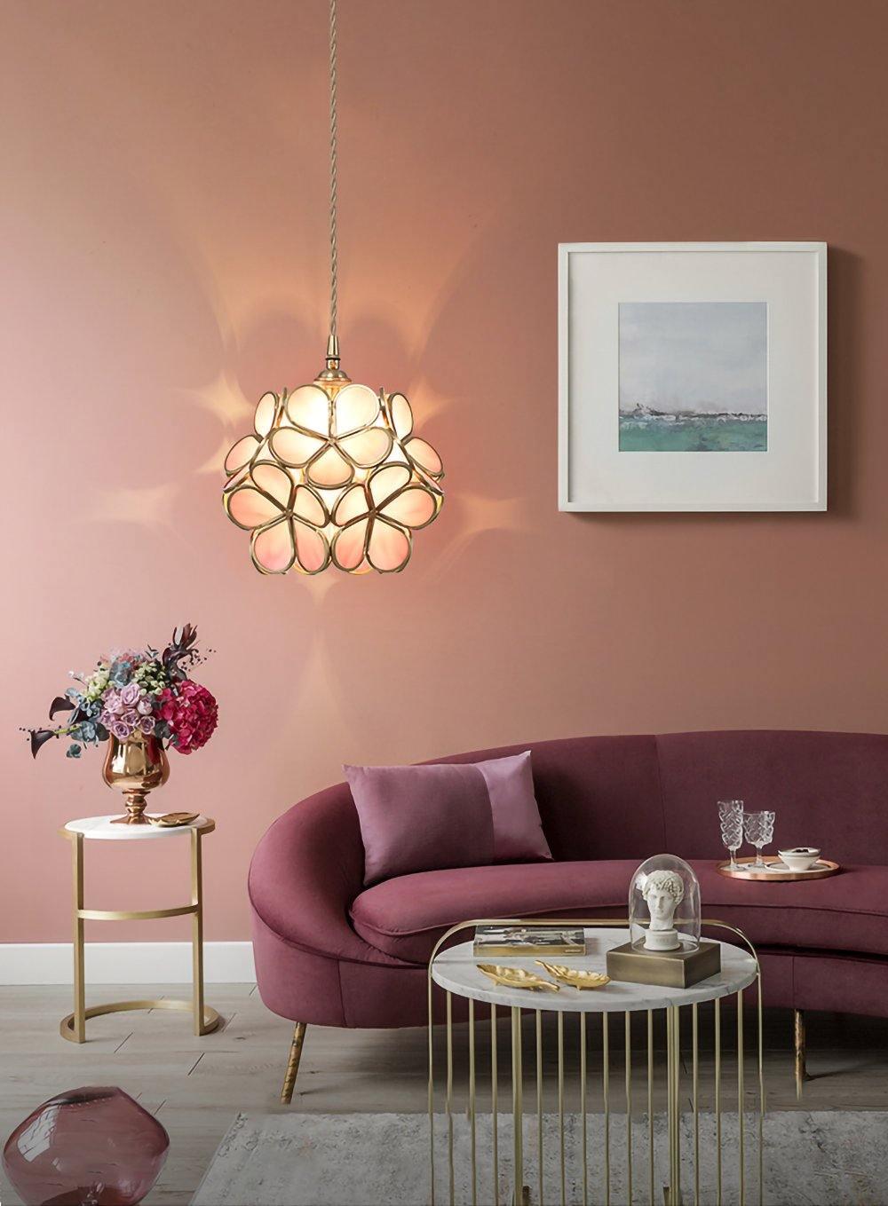 Glass Petal Droplight Pendant Light | Kalsten