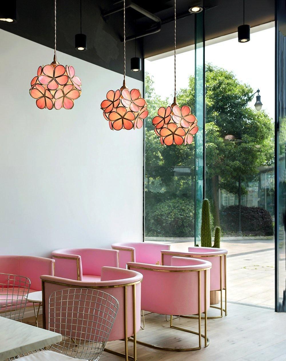 Glass Petal Droplight Pendant Light | Kalsten
