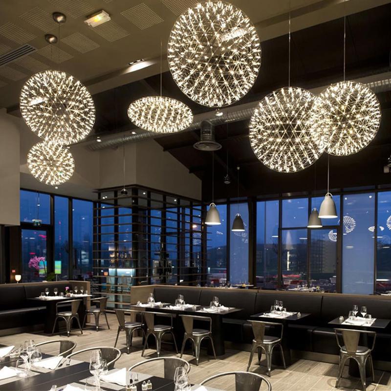 Gold Spark Ball Droplight Pendant Light | Kalsten