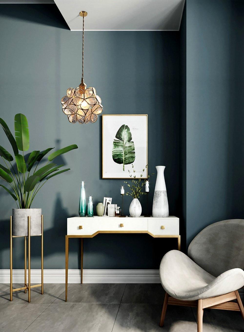Glass Petal Droplight Pendant Light | Kalsten