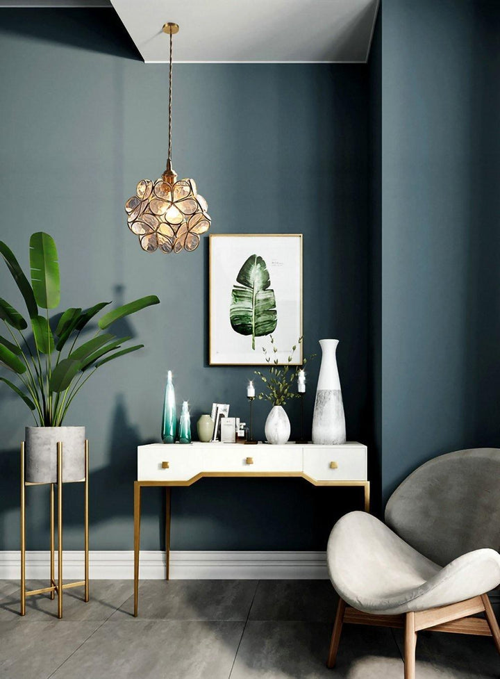 Glass Petal Droplight Pendant Light | Kalsten