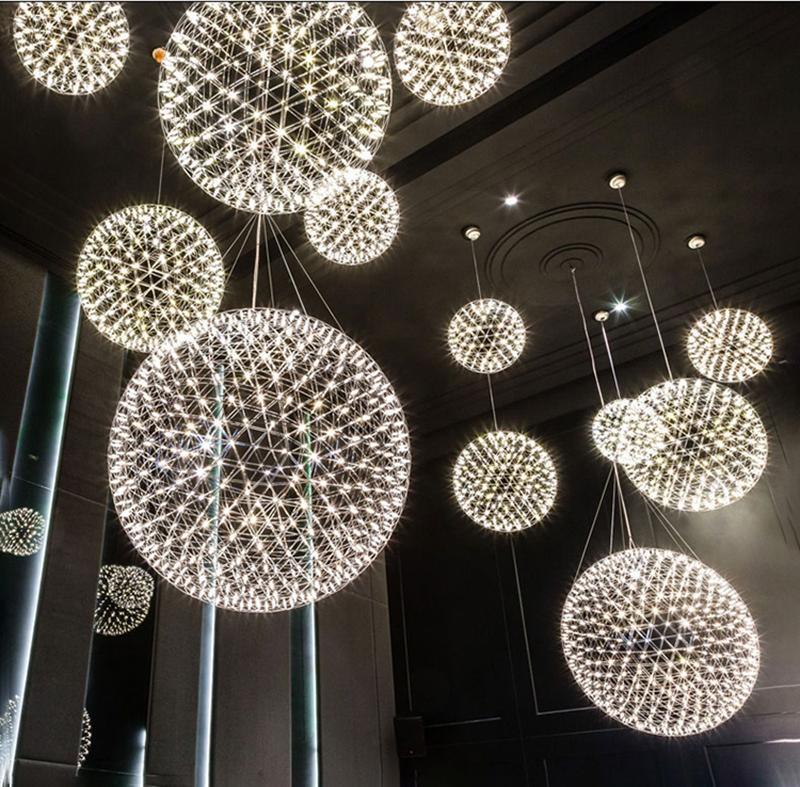 Gold Spark Ball Droplight Pendant Light | Kalsten