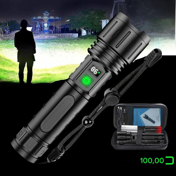 UltraStrong Night Vision Flashlight Pro – Rechargeable aluminum lamp | Kalsten