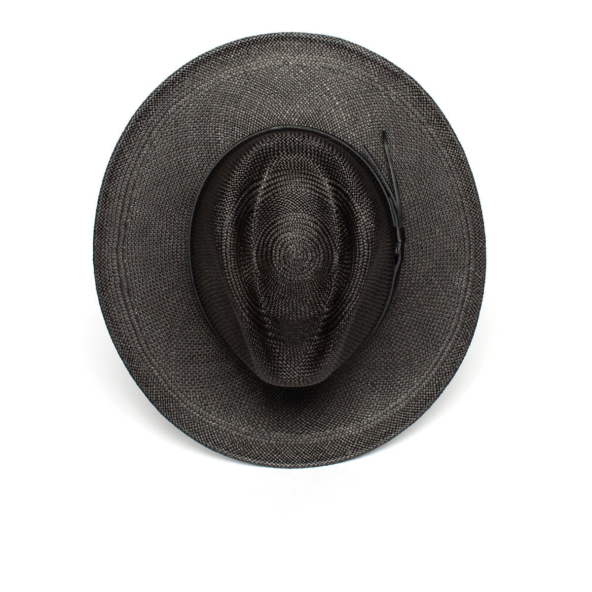 Summer straw hat Fedora-Black | Karnz