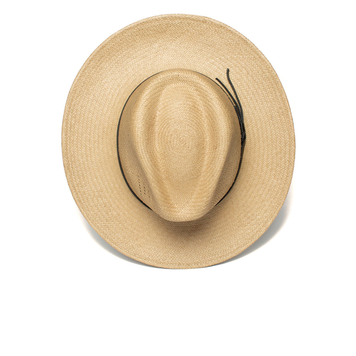 Summer straw hat Fedora-Black | Karnz