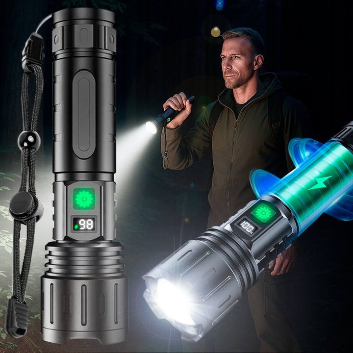 UltraStrong Night Vision Flashlight Pro – Rechargeable aluminum lamp | Kalsten