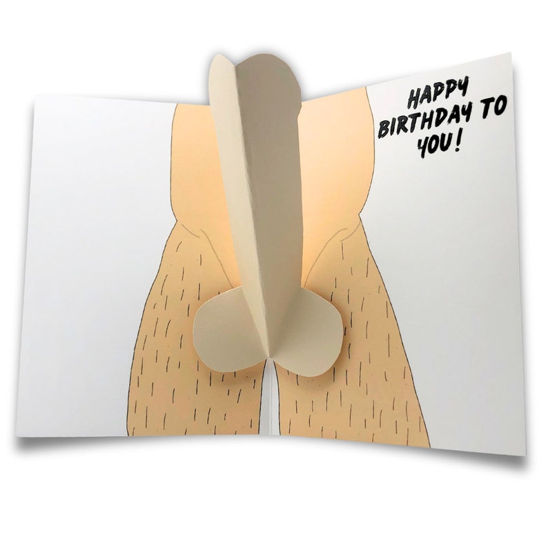 Kalsten | Funny Pop Up Tail Birthday Card Gift
