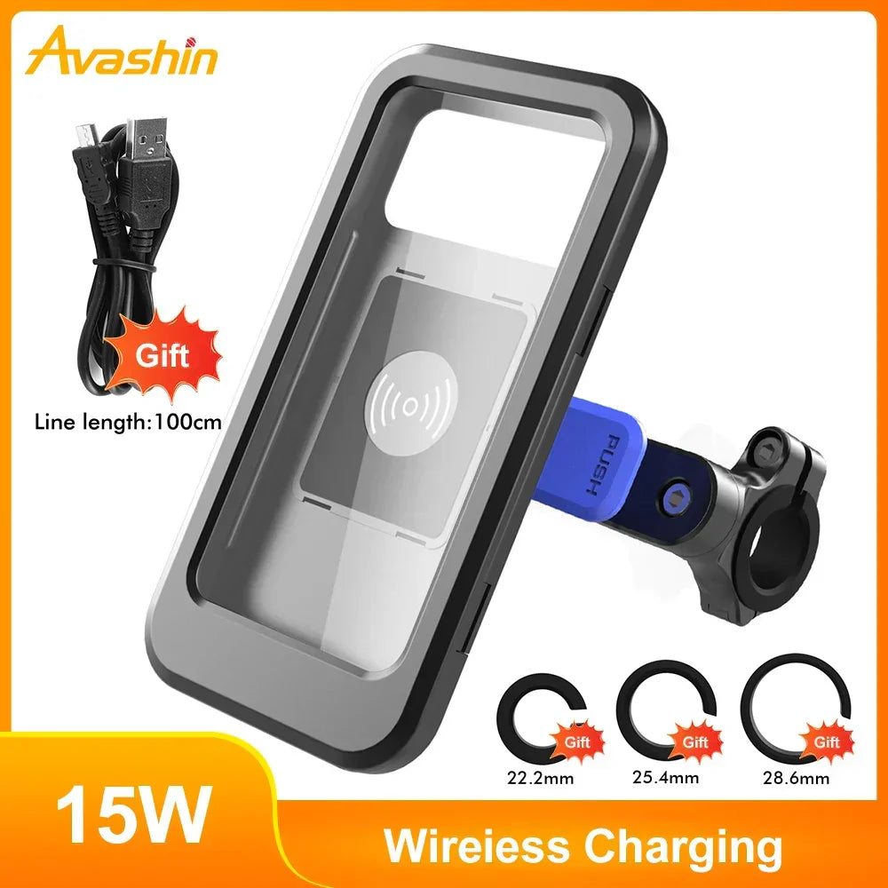 Kalsten | 15W Power Bank Waterproof Bike Handlebar Phone Mount