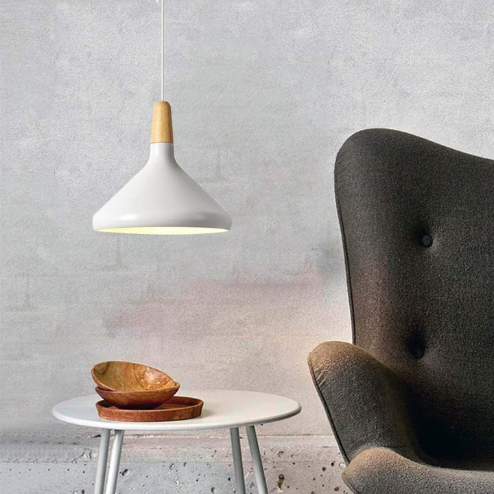 Contemporary Conical Colorful Metal Pendant Lamp | Kalsten
