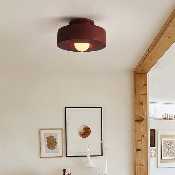 Ceiling Light Resin 11.8 in x 5.9 in LED Minimalist Indoor Lighting Living Room Bedroom Pendant | Kalsten