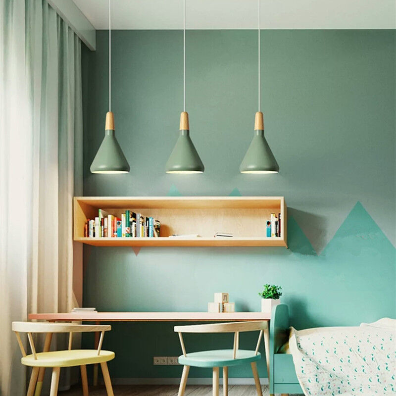 Contemporary Conical Colorful Metal Pendant Lamp | Kalsten