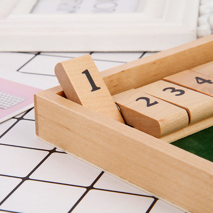 Shut The Box Game - Fun Table Math Game for Adults and Kids | Kalsten