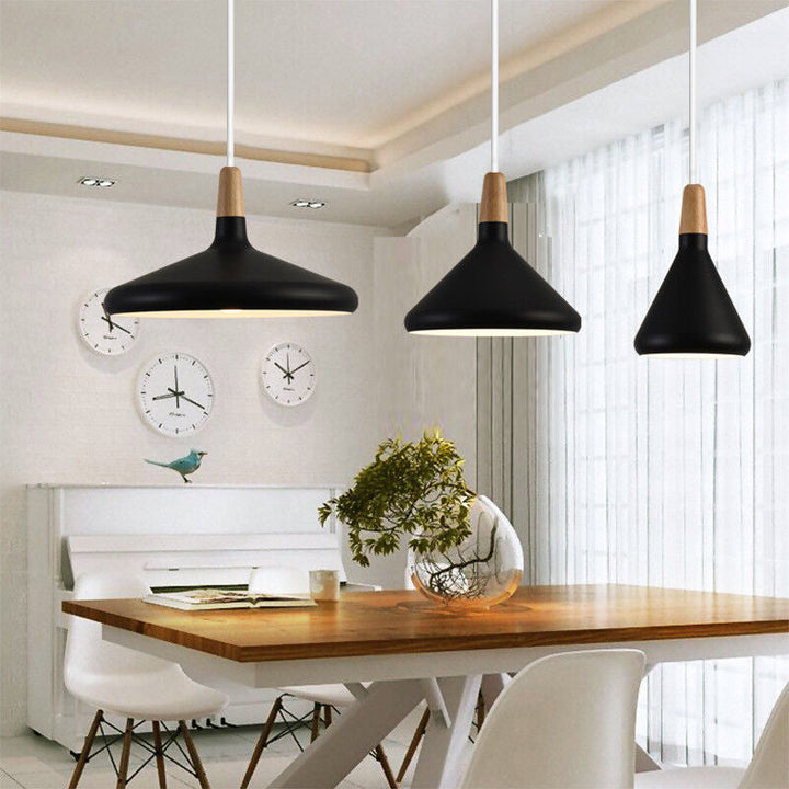 Contemporary Conical Colorful Metal Pendant Lamp | Kalsten