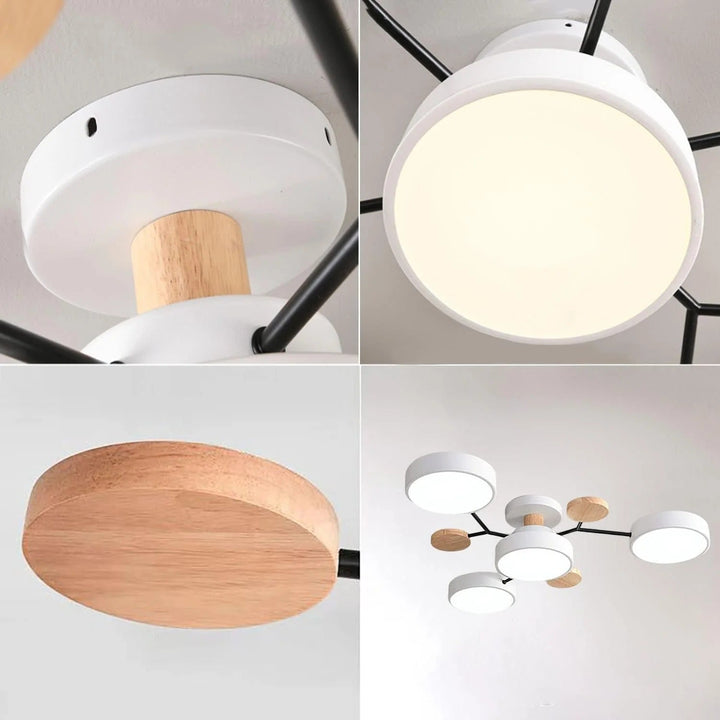 Modern LED Flush Mount Ceiling Lamp Kalsten