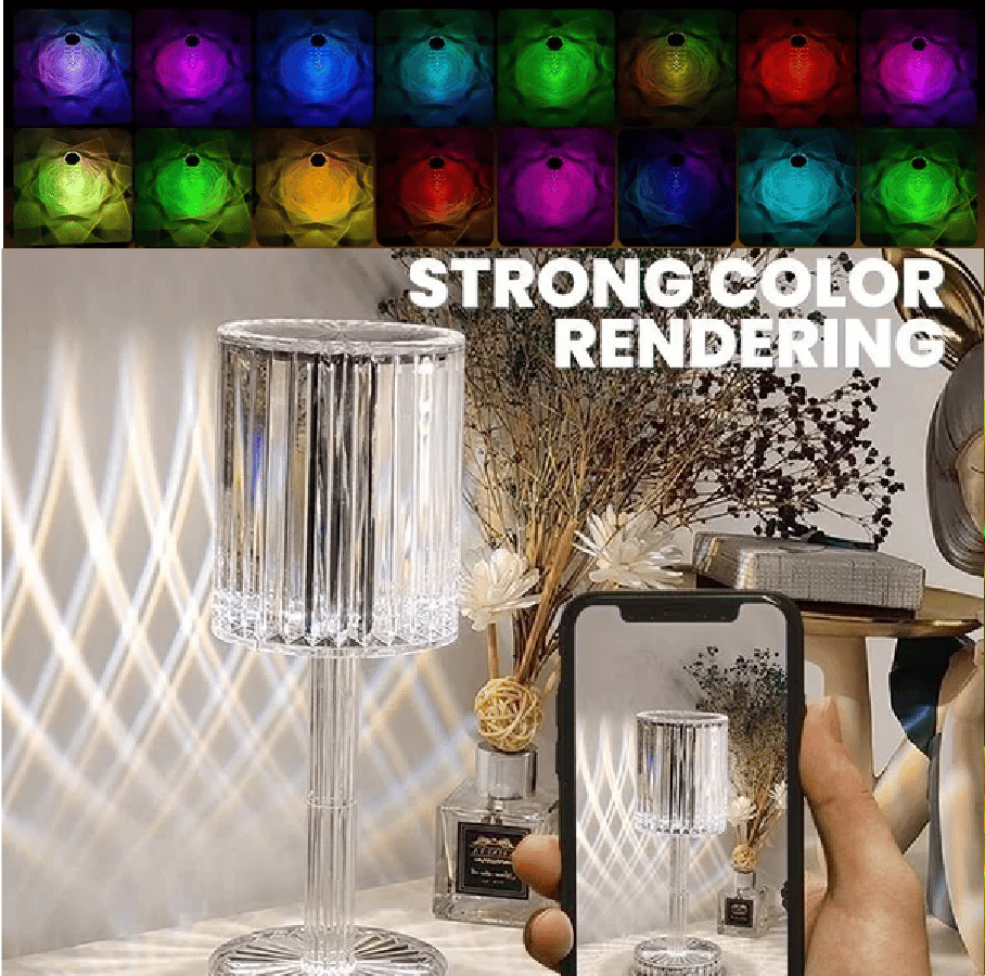 Touch Control Gatsby Crystal Lamp | Kalsten