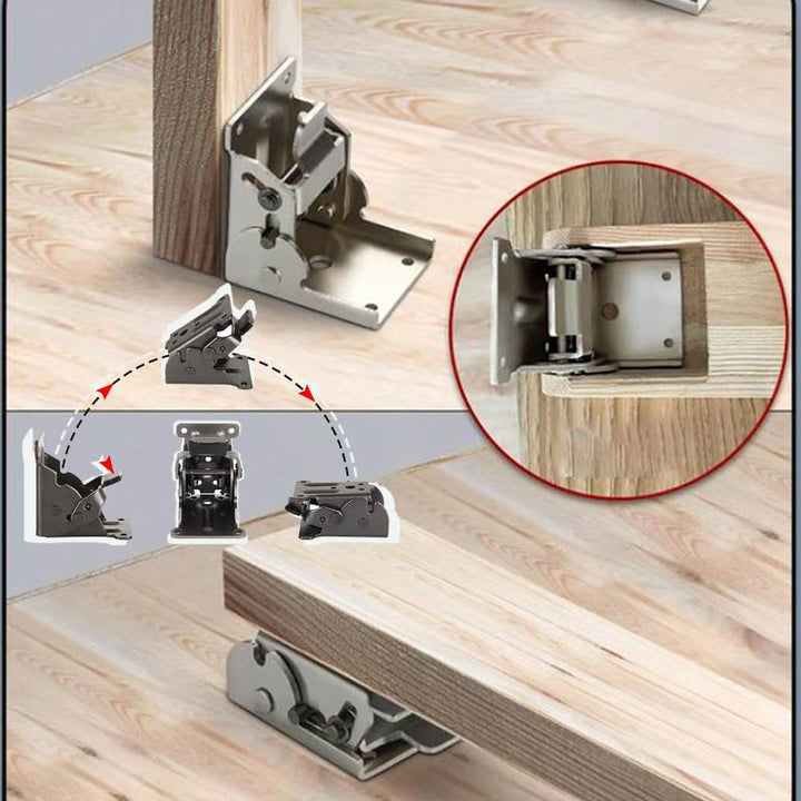 90 Degrees Self-locking Hinge Corrosion Protection Invisible Connector | Kalsten