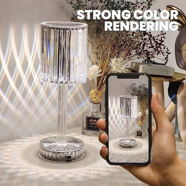 Touch Control Gatsby Crystal Lamp | Kalsten