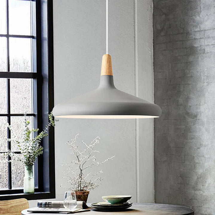 Contemporary Conical Colorful Metal Pendant Lamp | Kalsten