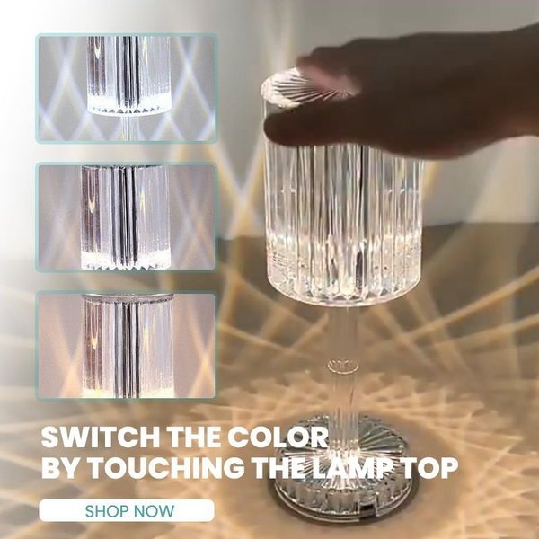 Touch Control Gatsby Crystal Lamp | Kalsten