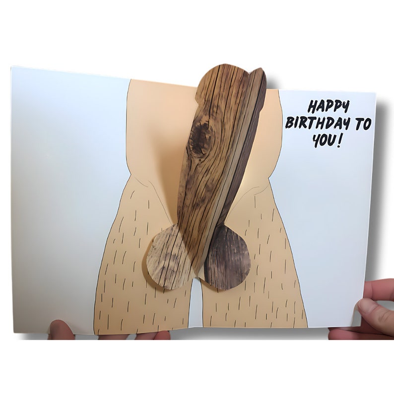 Kalsten | Funny Pop Up Tail Birthday Card Gift