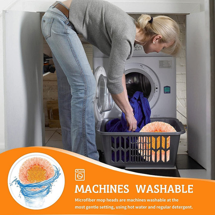 FlexiRein 360° Rotatable Microfiber Cleaning Mop | Kalsten