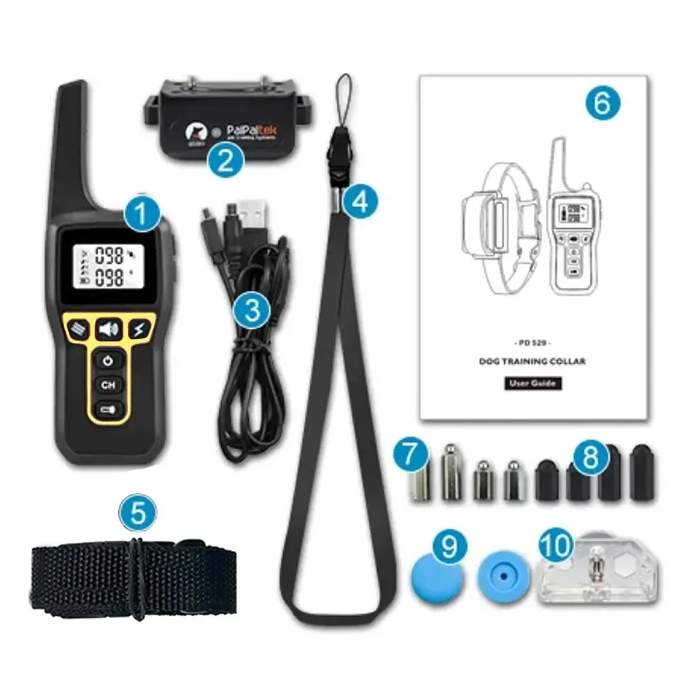 Kalsten | 1000m Waterproof Dog Training Collar | Rechargeable, Remote Control & Adjustable for Small, Medium, and Large Dogs