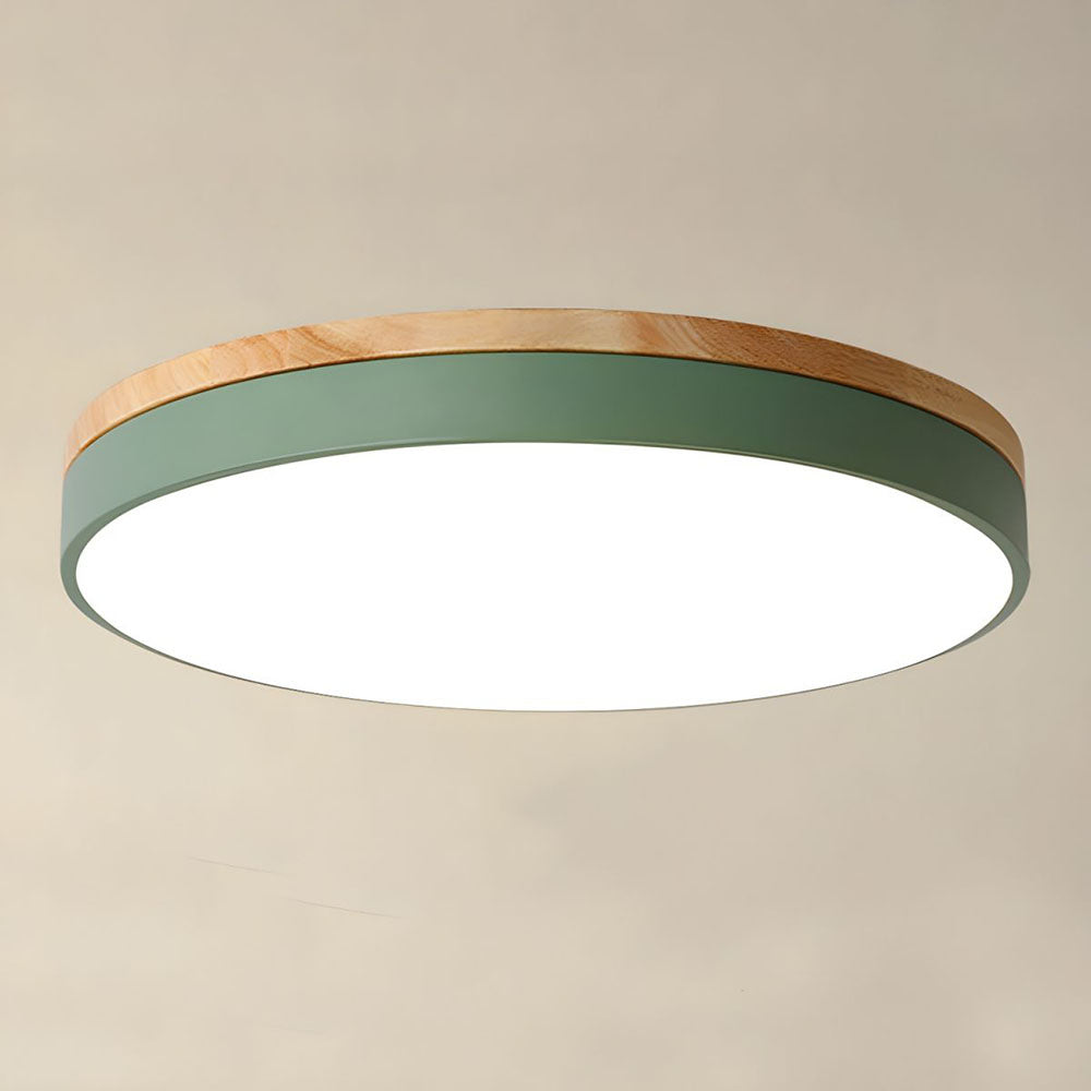 Wood LED Recessed Ceiling Light Kalsten