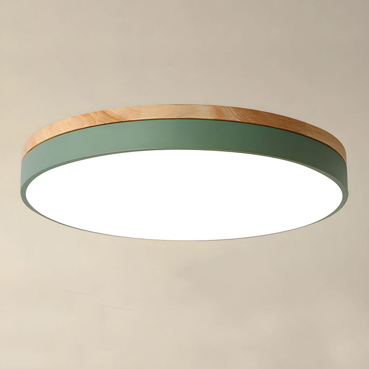 Wood LED Recessed Ceiling Light Kalsten