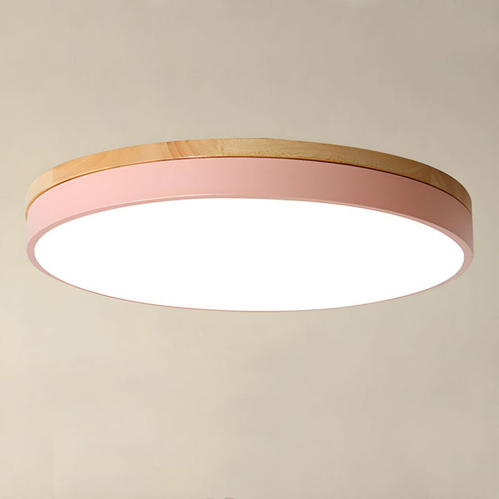 Wood LED Recessed Ceiling Light Kalsten